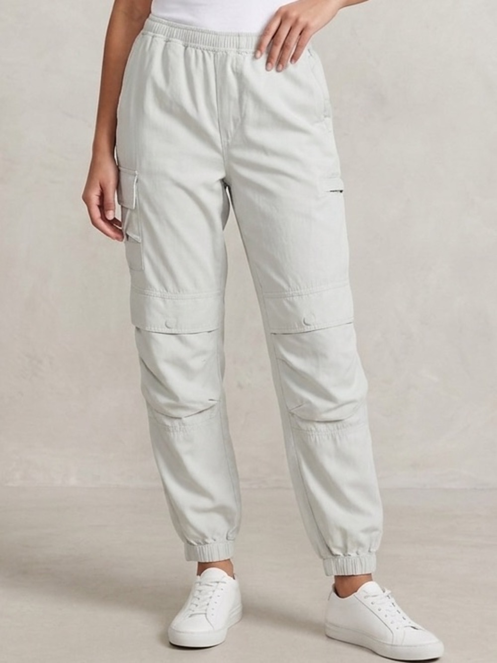 JOHN ELLIOTT Mint Velvet Satin Cargo Jogger Pants (122)